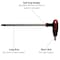 Teng Tools 3mm Metric Ball Point End T-Handle Hex Key Driver - 510503 510503 - alternate 4
